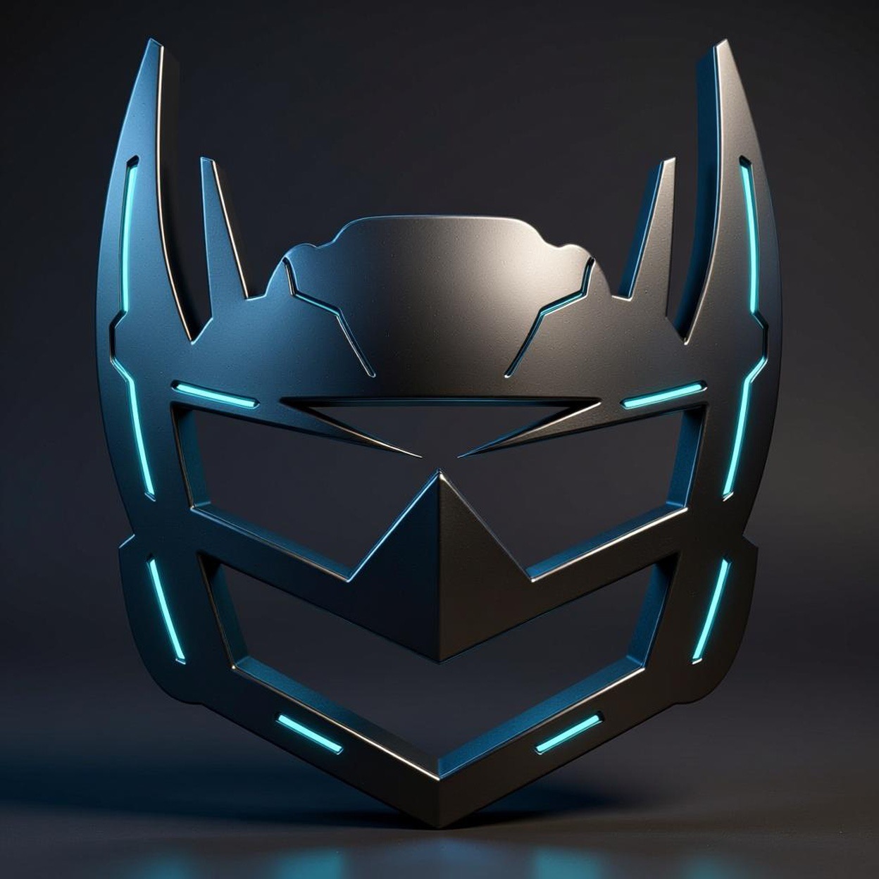 Press image: 3IG 3EN black and chrome mask render